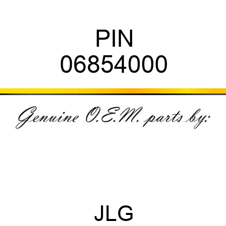 PIN 06854000