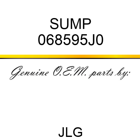 SUMP 068595J0