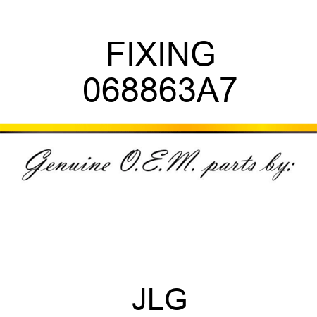 FIXING 068863A7