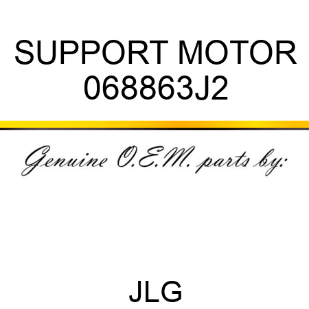 SUPPORT MOTOR 068863J2