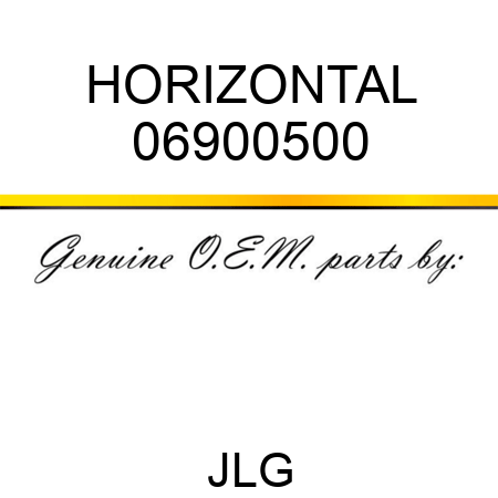 HORIZONTAL 06900500