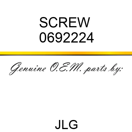 SCREW  0692224