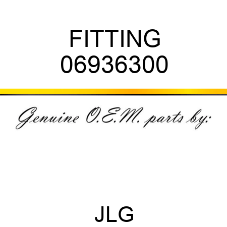 FITTING 06936300