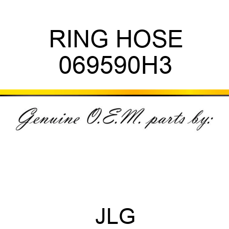 RING HOSE 069590H3