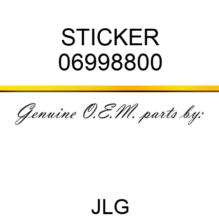 STICKER 06998800