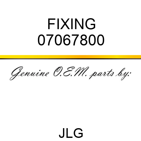 FIXING 07067800