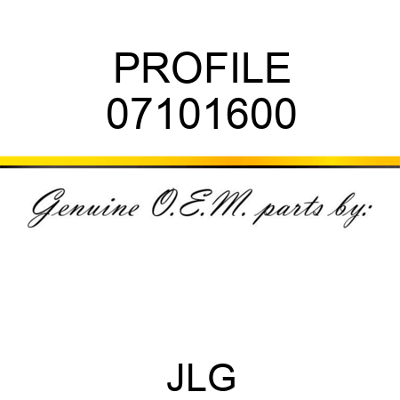 PROFILE 07101600