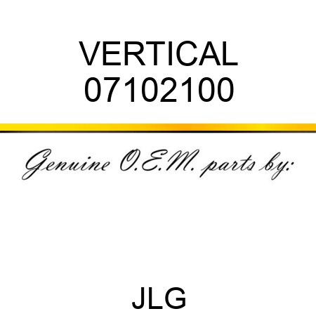 VERTICAL 07102100