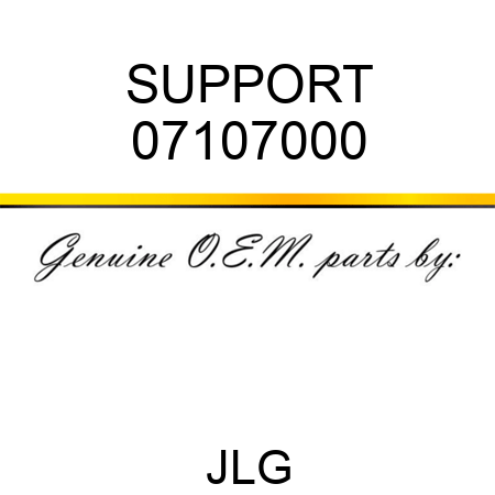 SUPPORT 07107000