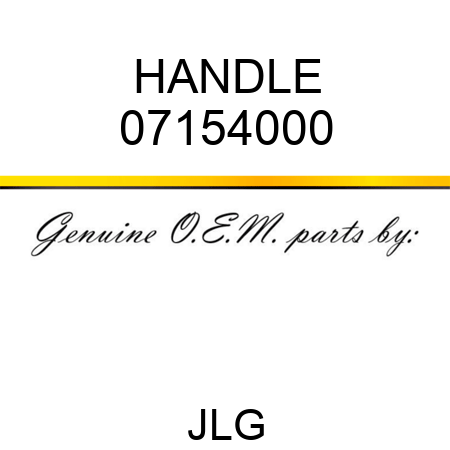 HANDLE 07154000