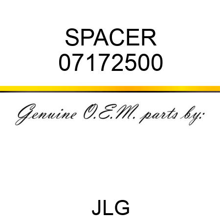 SPACER 07172500