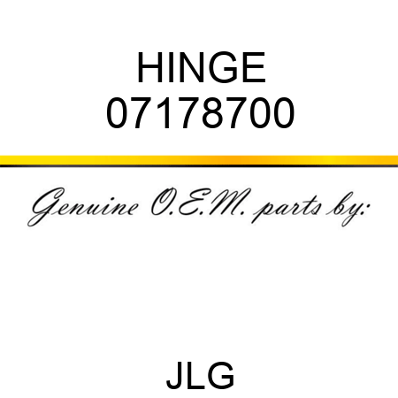 HINGE 07178700