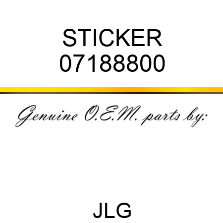 STICKER 07188800