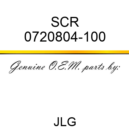 SCR 0720804-100