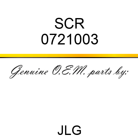 SCR 0721003