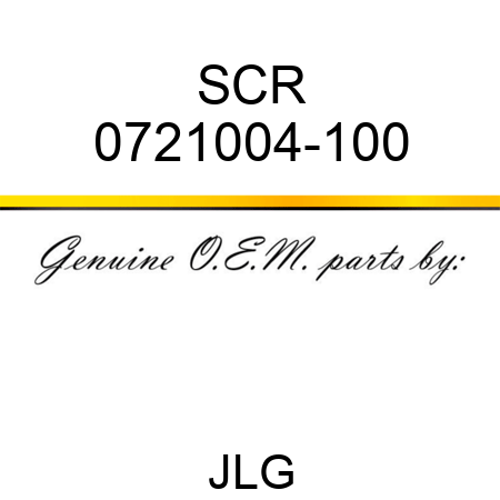 SCR 0721004-100