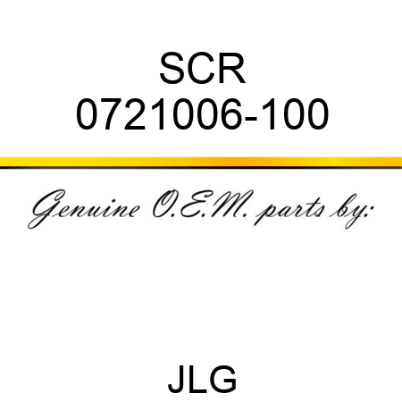 SCR 0721006-100