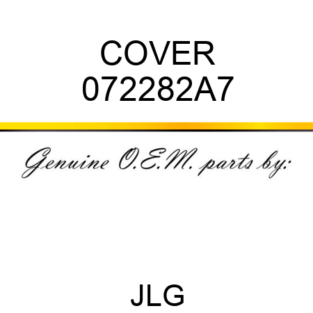 COVER 072282A7