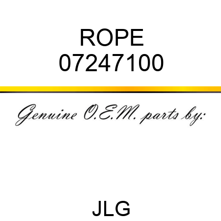 ROPE 07247100