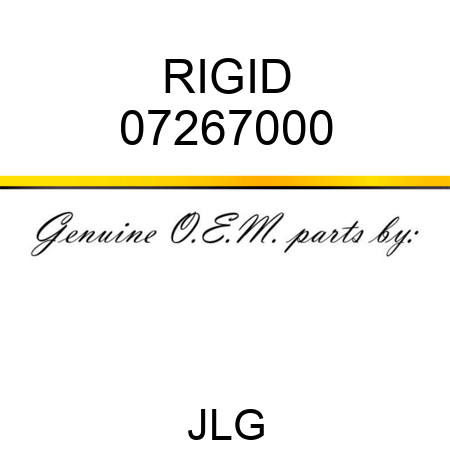 RIGID 07267000