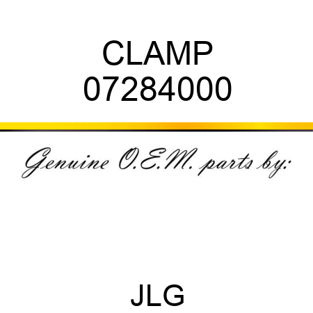 CLAMP 07284000