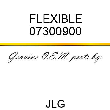 FLEXIBLE 07300900