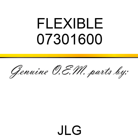 FLEXIBLE 07301600