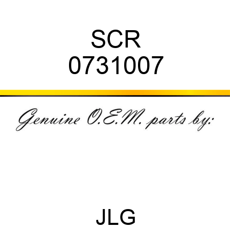 SCR 0731007