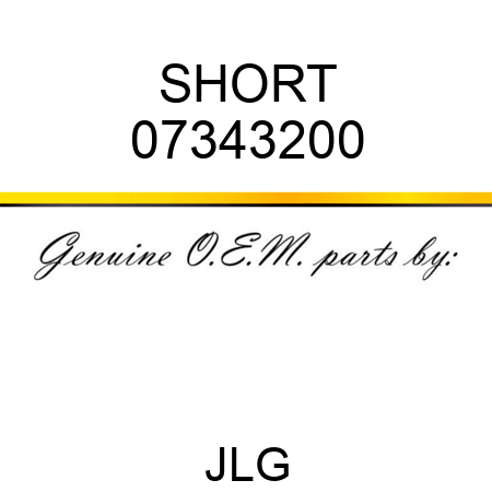 SHORT 07343200