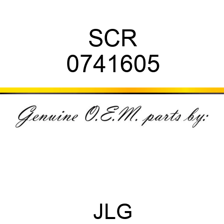 SCR 0741605