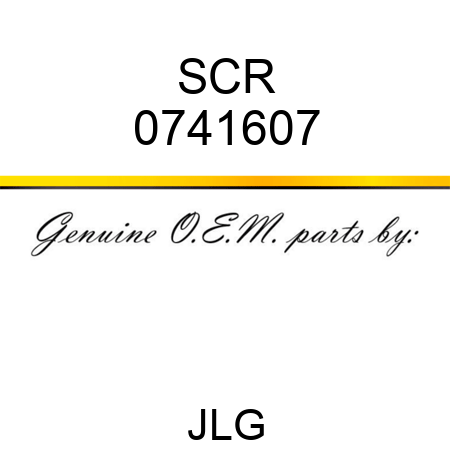 SCR 0741607