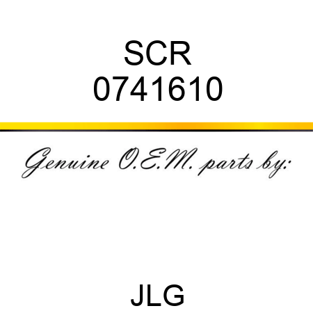 SCR 0741610