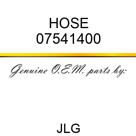 HOSE 07541400