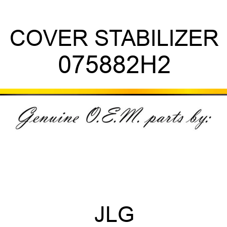 COVER STABILIZER 075882H2