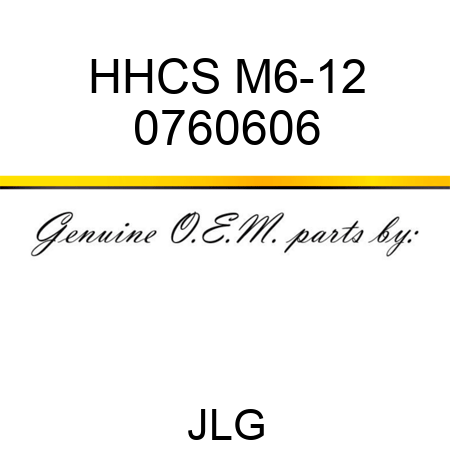 HHCS M6-12 0760606