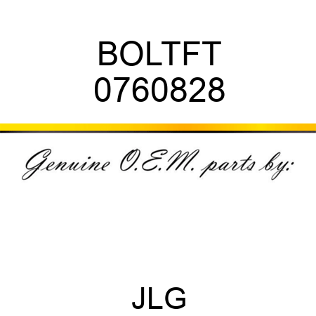 BOLTFT 0760828