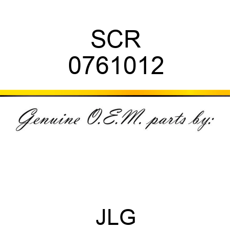 SCR 0761012