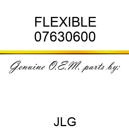 FLEXIBLE 07630600