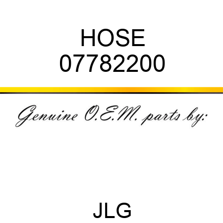 HOSE 07782200