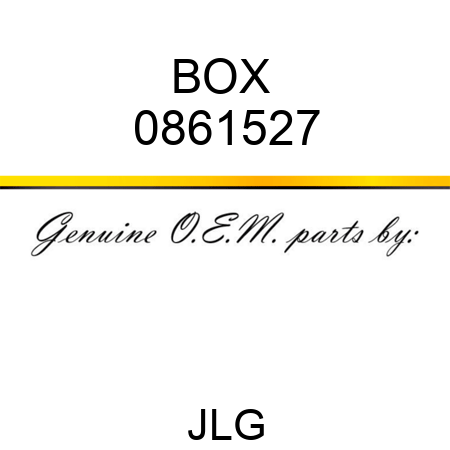 BOX  0861527