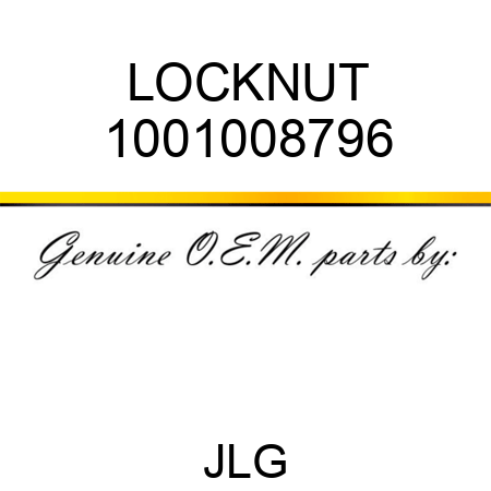 LOCKNUT 1001008796