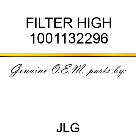 FILTER HIGH 1001132296