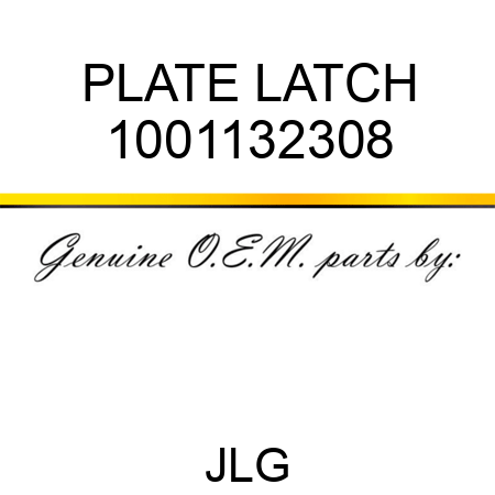 PLATE LATCH 1001132308