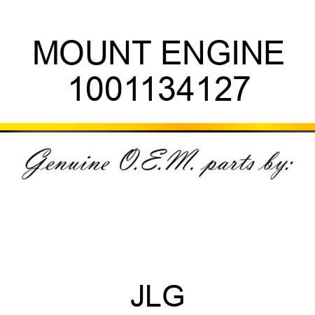 MOUNT ENGINE 1001134127
