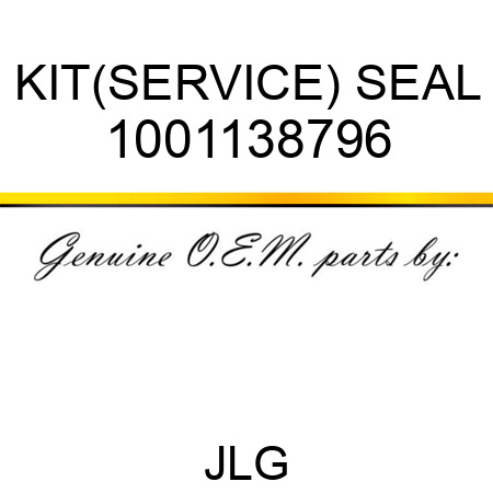 KIT(SERVICE) SEAL 1001138796
