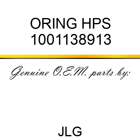 ORING HPS 1001138913
