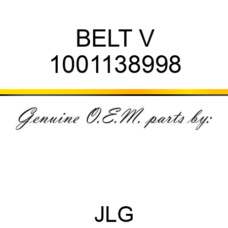 BELT V 1001138998