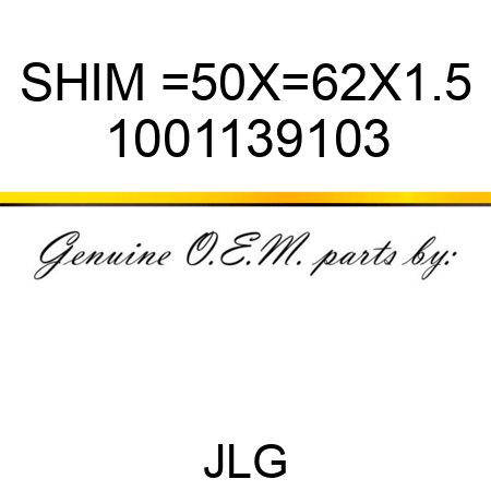 SHIM _50X_62X1.5 1001139103