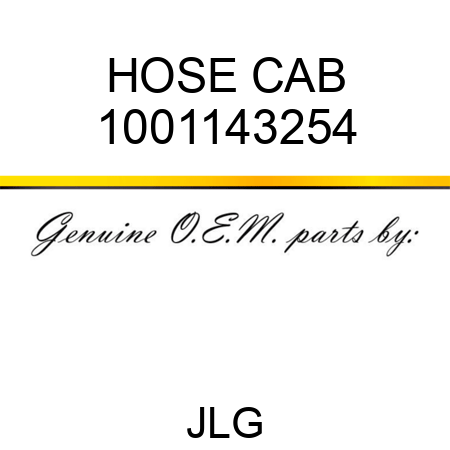 HOSE CAB 1001143254