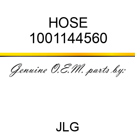HOSE 1001144560